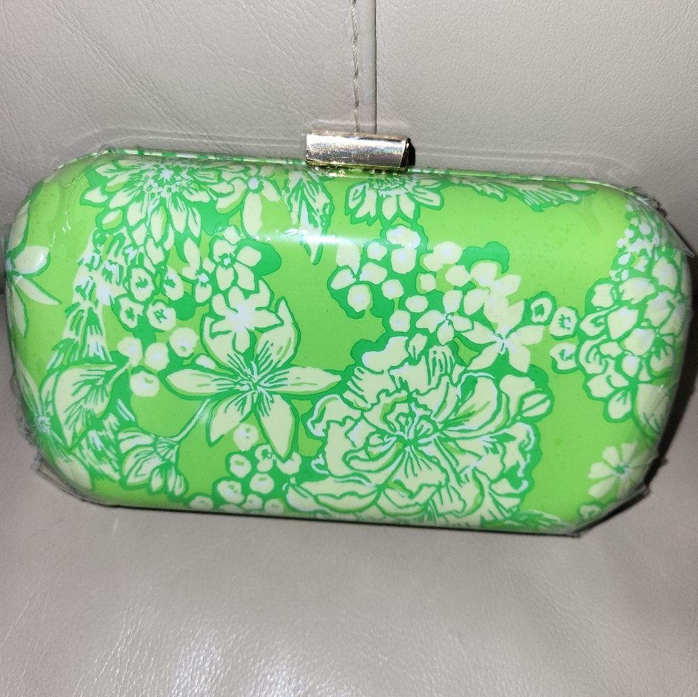 Lilly Pulitzer clutch limeade